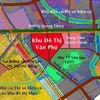 Sơ đồ vị trí khu đô thị mới Văn Phú. (Nguồn: Internet)