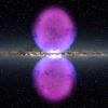 Hình ảnh về thiên hà được chụp qua kính viễn vọng không gian Fermi Gamma-ray. (Nguồn: NASA)