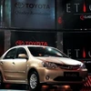 Mẫu xe Etios trong lễ ra mắt tại Bangalore. (Nguồn: Getty Images)