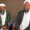 Hai lãnh đạo của al-Qaeda Osama bin Laden và Ayman al-Zawahiri. (Nguồn: Reuters)
