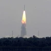 Tàu PSLV-C16 mang theo vệ tinh X-Sat được phóng từ Trung tâm không gian Satish Dhawan ở Ấn Độ. (Nguồn: Getty Images)