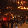Vụ đụng độ từ tối 14/5 sang rạng sáng 15/5 tại trung tâm thủ đô Cairo. (Nguồn: Reuters)