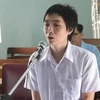 “Đinh tặc” Nguyễn Thế Công bị xét xử tại tòa án vào sáng 14/7. (Ảnh: Dương Chí Tưởng/Vietnam+)