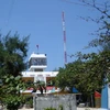 Trạm phát sóng của Viettel trên đảo Sinh Tồn. (Nguồn: viettel.com.vn)