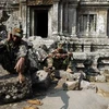 Binh lính Campuchia tại khu vực đền Preah Vihear. (Nguồn: Reuters)