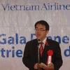 Tỉnh trưởng tỉnh Aichi phát biểu tại Gala Dinner “Bốn quốc gia - Một điểm đến.” (Ảnh: Thanh Tùng/Vietnam+)