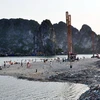 Khu lấn biển Cột 3 ở thành phố Hạ Long. (Nguồn: Báo Quảng Ninh)