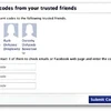 Tính năng Trusted Friends của Facebook. (Nguồn: Internet)