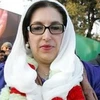 Cố Thủ tướng Benazir Bhutto trong chiến dịch tranh cử năm 2007. (Nguồn: AFP)