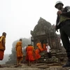 Lính gác tại khu vực đền Preah Vihear. (Nguồn: Reuters)