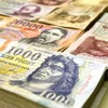 Đồng forint của Hungary bị rớt giá thảm hại hồi cuối tuần qua. (Nguồn: Internet)
