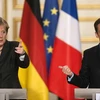 Tổng thống Pháp Nicolas Sarkozy và Thủ tướng Đức Angela Merkel. (Nguồn: Reuters)