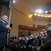 Ông Putin trong buổi gặp gỡ. (Nguồn: AFP)
