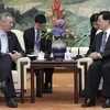 Chủ tịch Trung Quốc Hồ Cẩm Đào và Thủ tướng Singapore Lý Hiển Long. (Nguồn: AP)