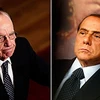 Trùm truyền thông Rupert Murdoch và cựu Thủ tướng Italy Berlusconi. (Nguồn: time.com)
