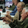 Tổng thống Putin trong chuyến thị sát cuộc tập trận Kavkaz-2012. (Nguồn: kremlin.ru)