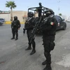 Cảnh sát trực chiến trên đường phố Piedras Negras. (Nguồn: AP)