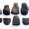 Công cụ lao động của người tiền sử tìm thấy tại thôn Bó Mạ. (Nguồn: caobangpro.com)