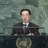 Thứ trưởng Ngoại giao Triều Tiên Pak Kil Yon phát biểu trước Đại hội đồng Liên hợp quốc. (Nguồn: un.org)