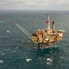 Khai thác dầu khí tại Biển Bắc. (Nguồn: Reuters)