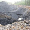 Hiện trường khai thác than trái phép quy mô lớn ở Hoành Bồ. (Nguồn: cand.com.vn)