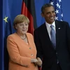 Thủ tướng Angela Merkel và Tổng thống Barack Obama tại cuộc họp báo chung sau cuộc gặp. (Nguồn: AFP/TTXVN)