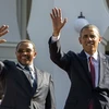 Tổng thống Tanzania Jakaya Kikwete và Tổng thống Mỹ Barack Obama tại thủ đô Dar es Salaam. (Nguồn: AFP/TTXVN)
