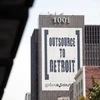 Tòa nhà cao tầng ở Detroit. (Nguồn: AFP/TTXVN)