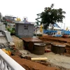 Cảnh tàn phá sau trận lụt kinh hoàng năm 2012. (Nguồn: AFP/ TTXVN)