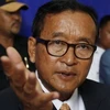 Chủ tịch đảng CNRP Sam Rainsy. (Nguồn: EPA)
