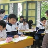 Học sinh Trường Trung học phổ thông Quang Trung ở Hà Nội trong giờ học. (Ảnh minh họa: Vietnam+).