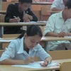 Thí sinh dự thi đại học năm 2011. (Ảnh: Phạm Mai/Vietnam+)