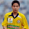 Hoàng Danh Ngọc ghi bàn thắng đưa Gạch men Mikado Nam Định vào vòng bán kết Cúp quốc gia 2010. (Nguồn ảnh: internet) 