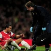 Arsenal phải trả giá cho chiến thắng bằng chấn thương của Walcott (Nguồn: Getty Images).