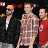 Các thành viên Backstreet Boys trong buổi họp báo tại TP.HCM sáng nay (Nguồn: Ngôi sao).