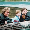 Công nương Diana cùng William (phải) và Harry (Nguồn: Guardian).