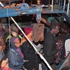 Những di dân từ Libya may mắn hơn cập bến Lampedusa, Italy hôm 8/5 (Nguồn: AP)