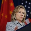 Hà Hillary Clinton phát biểu tại phiên khai mạc Đối thoại Chiến lược kinh tế Mỹ-Trung (Nguồn: AFP/TTXVN).