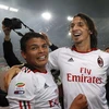 Thiago Silva và Ibra đã đóng góp đáng kể vào chức vô địch của Milan mùa vừa qua (Nguồn: Reuters)