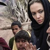Nữ diễn viên Mỹ Angeline Jolie là đại sứ thiện chí của UNHCR (Nguồn: CNN)