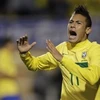 Neymar khoác áo 11 ở trận giao hữu với Romania (Nguồn: AP)