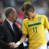 Huấn luyện viên Mano Menezes của Brazil và tiền đạo Neymar (Nguồn: Getty)