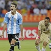 Thần đồng Lamela ghi cả hai bàn giúp Argentina đi tiếp (Nguồn: Reuters)