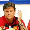Ông Falko Goetz trong buổi họp báo giới thiệu Cúp bóng đá quốc tế TP.HCM (Nguồn: VFF)