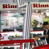 Gian hàng của hãng Rinnai tại hội chợ Vietbuild 2011 (Ảnh: Trung Hiền/Vietnam+)