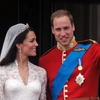 Kate Middleton và Hoàng tử William trong ngày cưới (Nguồn: AFP)