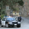 Cảnh sát phong tỏa khu vực tìm thấy những phần thi thể bị cắt rời (Nguồn: LA Times).