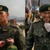 Rain trong quân phục của quân đội Hàn Quốc (Nguồn: soompi.com)