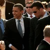 Các nhân viên mật vụ bảo vệ ông Obama (Nguồn: thegatewaypundit.com)