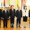 Thủ tướng Nguyễn Tấn Dũng cùng lãnh đạo cấp cao các nước dự hội nghị cấp cao Mekong-Nhật Bản (Ảnh: Đức Tám-TTXVN)